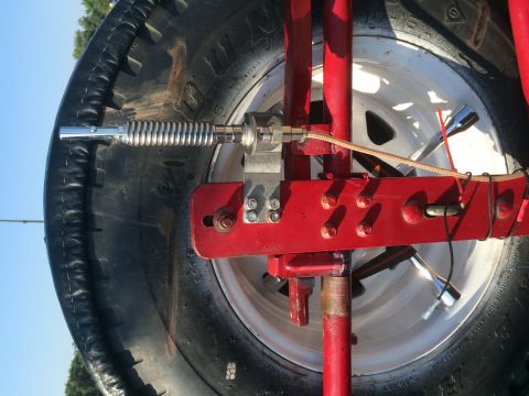 1979 Ford Bronco - Wrapped the ground wire and antenna wire down and zip tied to the frame up to the unit.