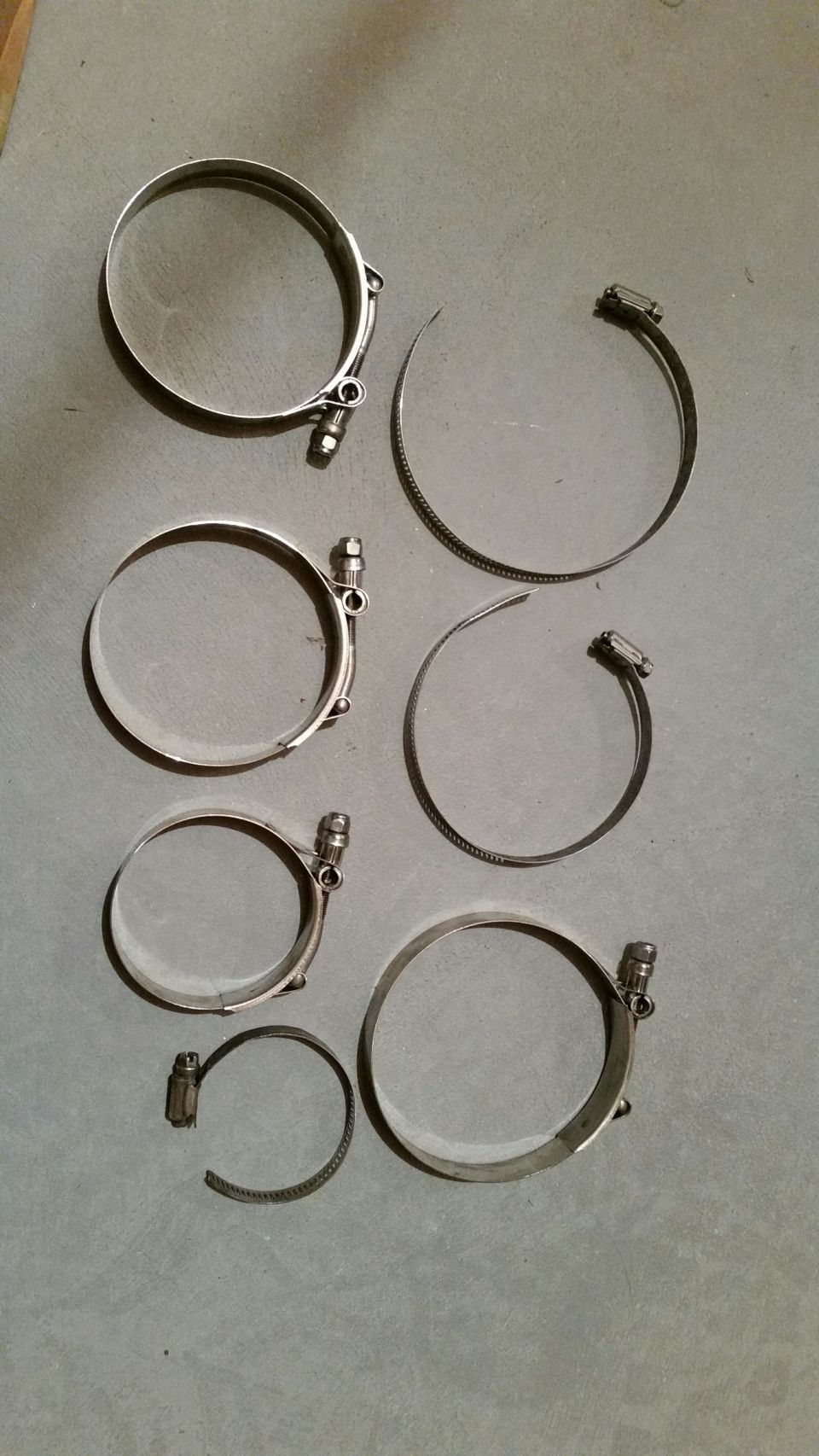 Various clamps