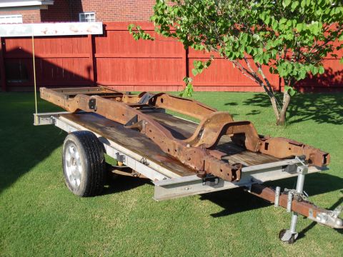 1993 Ford Bronco - This is after its first rinse in several years. I plan to pressure-wash & cup-brush it a few times before undercoating this side. Then I'll…