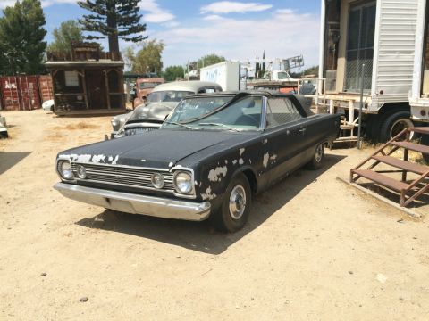1968 Ford Mustang - Photograph of a classic Plymouth Belvedere project car, not a technical document.