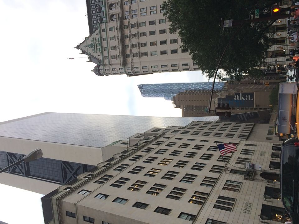Fifth Avenue buildings including the Plaza Hotel