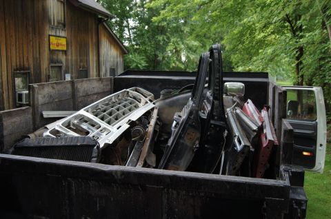 1979 Ford Bronco - Bought a parts truck. 78 XLT 4 speed with lots of good black interior parts.