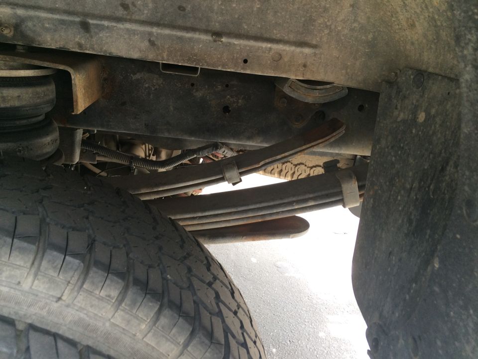 1997 Dodge 3500 rear leaf springs and tire
