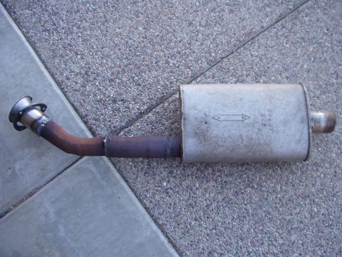 1967 Ford Mustang - whitetrash fabed temp exhaust to get it to the exhuast shop for real thing/