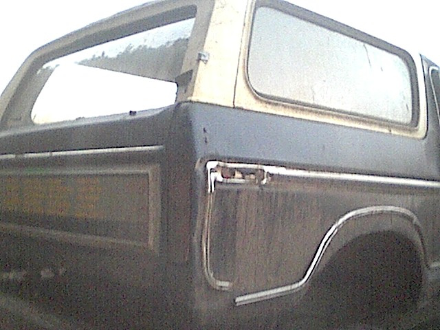 bent and pushed in r/r 1/4 panel