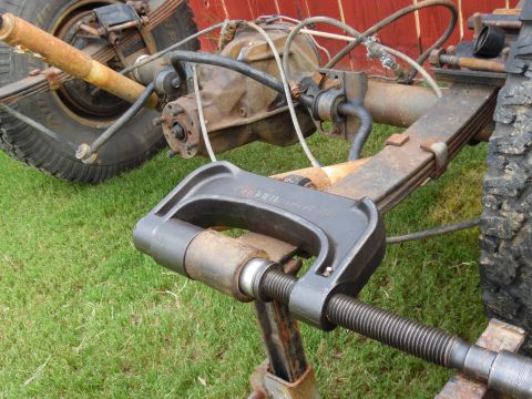 1983 Ford Bronco - By this point, the casting around that grease nipple was getting pretty warm. That's why the zerk is there - to keep it greased, which make…