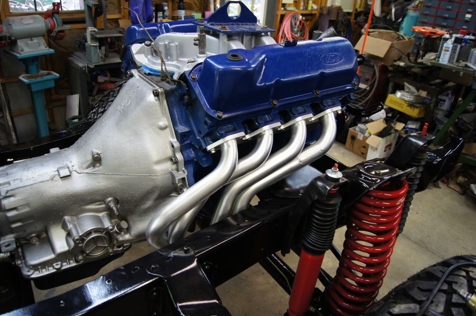Headman Headers fit nice, That's the way to install headers, while theres no body.
