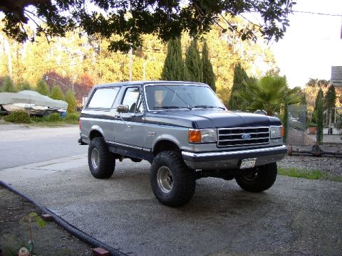 1989 Ford Bronco - all shiny
