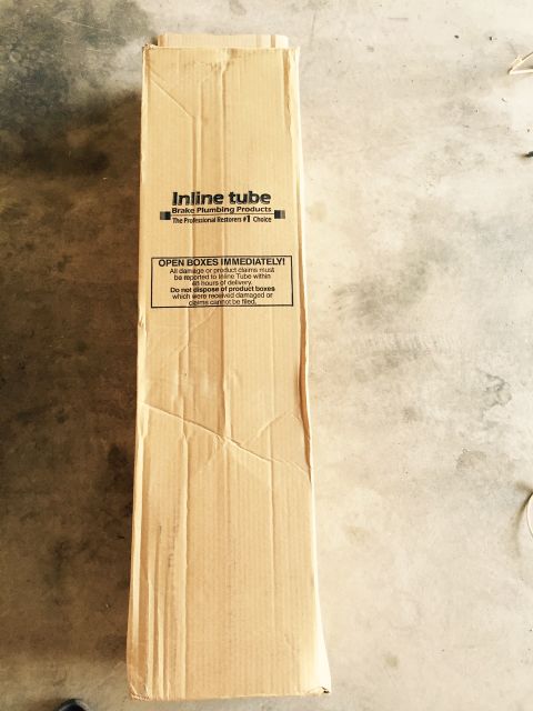 1995 Ford Bronco - Box the brake lines came in rom Broncograveyard.com
