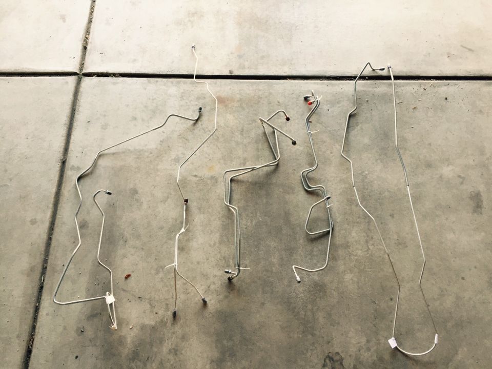 Prebent lines