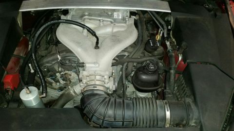 2008 Cadillac CTS - Before installation. Ignore the dirty engine. It will be cleaned soon.