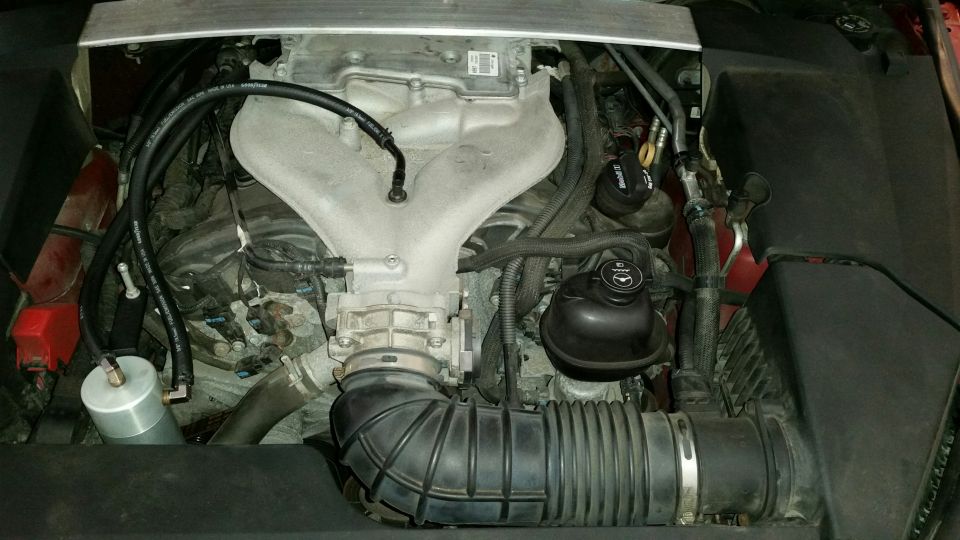 Before installation.

Ignore the dirty engine. It will be cleaned soon.
