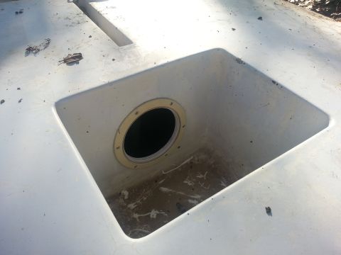 1973 Ford F-100 - This photo shows a circular hatch opening on a boat's deck, not a 1973 Ford F-100.