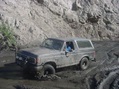 1988 Ford Bronco - Look how slicked up those shitty A/Ts are