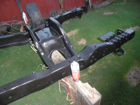 1993 Ford Bronco - This full layer of RustOleum Rubberized Undercoating (593236) will hold up much better than the patchwork applied at the factory. It has be…
