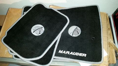 2003 Mercury Marauder - CAR Motorsports front and rear custom Marauder floor mats. *SOLD*