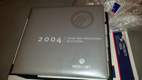 2003 Mercury Marauder - 2004 Mercury dealership exterior and interior sample guides. Includes the Marauder. $50