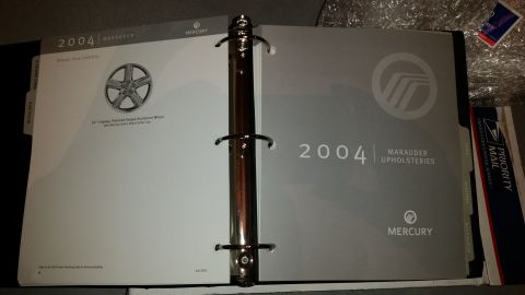 2003 Mercury Marauder - 2004 Mercury dealership interior sample guides. Includes the Marauder