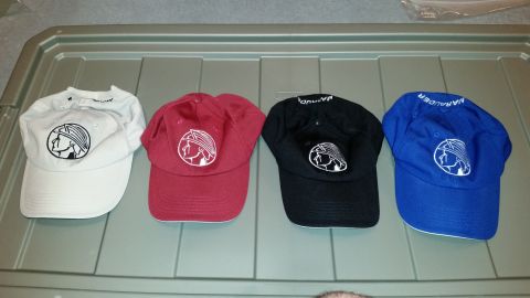 2003 Mercury Marauder - 4 mint, never worn Marauder hats representing the 4 available Marauder exterior color options. *SOLD*