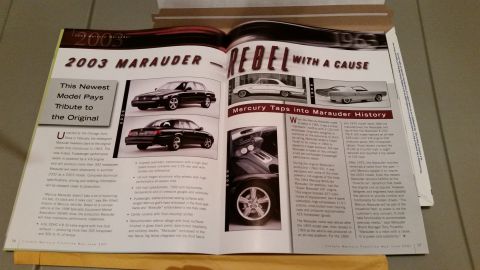 2003 Mercury Marauder - 2003 Mint Lincoln/Mercury FrontLine Magazine for dealerships introducing and spotlighting the "new" Marauder. *SOLD*