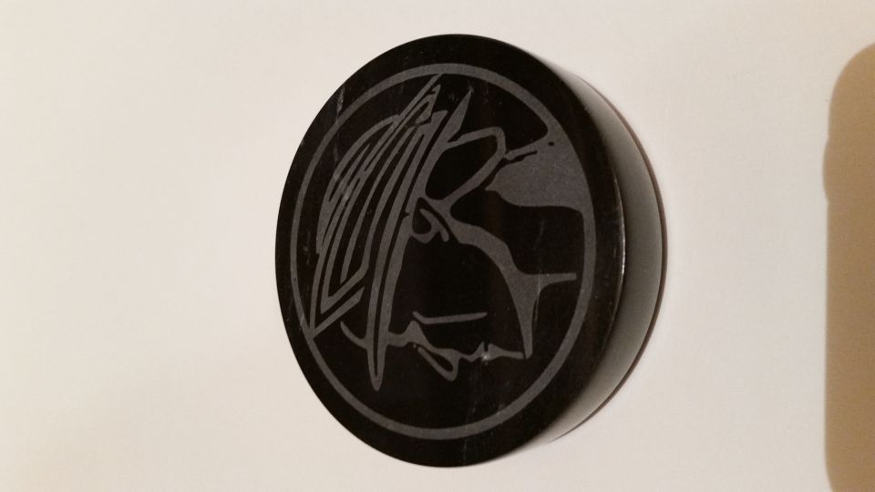 Black marble mint Marauder paperweight.

*SOLD*