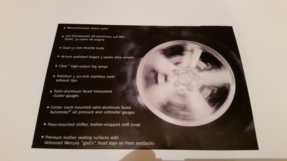2003 two-sided interest card.
 

*SOLD*