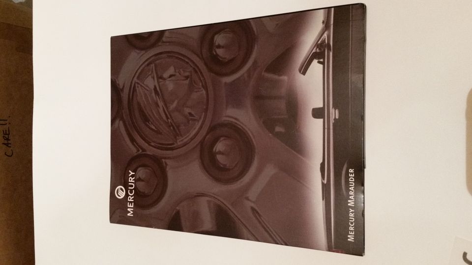 Rare Mercury Marauder press kit. Includes multiple press releases, glossy photos, and a press kit CD. 

*SOLD*