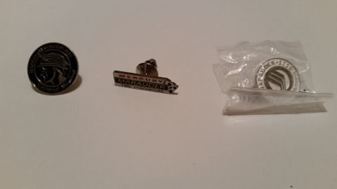 2003 Mercury Marauder - Very rare Marauder pins from L to R: MercuryMarauder.net National Member Pin "Two Percenters" Marauder Pin Mercury "waterfal…