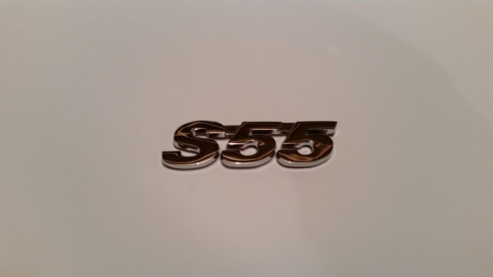 CAR Motorsports chromed S55 badge w/adhesive backing.

$25