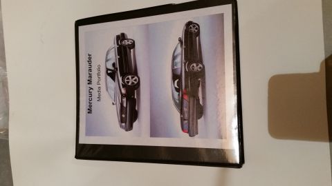 2003 Mercury Marauder - Rare THICK Marauder Media portfolio containing numerous articles upon the Marauder's return. *SOLD*