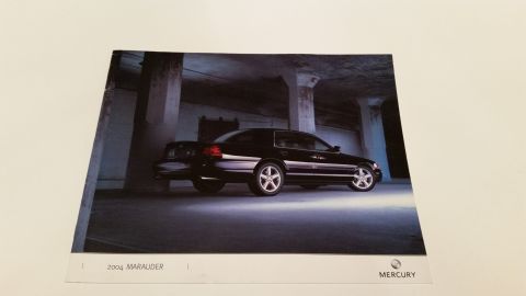 2003 Mercury Marauder - 2004 Marauder dealership brochure. $10
