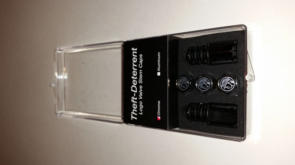 The original Marauder locking-valve caps with godshead logo. 

*SOLD*