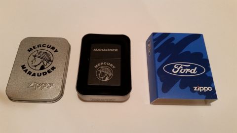 2003 Mercury Marauder - Super rare Mint Marauder Zippo lighter. *SOLD*
