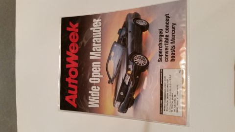 2003 Mercury Marauder - Autoweek magazine featuring the Marauder 2-door convertible concept. *SOLD*