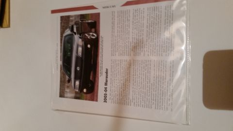 2003 Mercury Marauder - 2003 Marauder article. $10