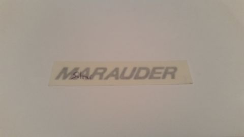 2003 Mercury Marauder - Bob White Marauder decal. I used one of these to put the Marauder logo on the dash trim above the glovebox. *SOLD*