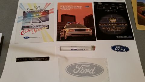 2003 Mercury Marauder - Rare two 1998 Police Interceptor brochures, a 2001 Police vehicles brochure. $40 for the '98 and $20 for the 2001. The '98 is the first bro…