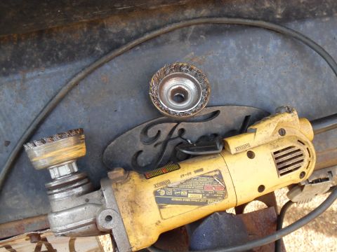 1993 Ford Bronco - Getting all the contours of the frame brackets destroyed my new cup brush. Fortunately, I kept the previous one, which was just severely wo…