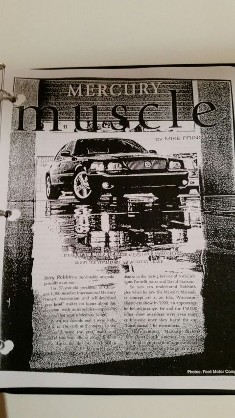 2003 Mercury Marauder - More pics of the Marauder Media Binder.