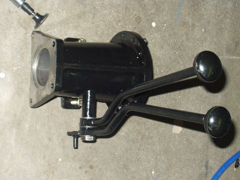 1978 Ford Bronco - Housing painted and shifters installed on bolt to test play and fit.