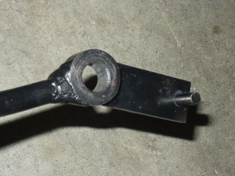 1978 Ford Bronco - Instead of finding a bolt and spacer, i just reamed out the hole on the shifter, using a 3/4 inch size drill bit, you can prolly grind it d…