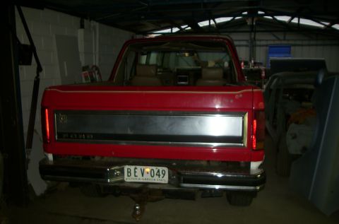 1981 Ford Bronco - ass end.
