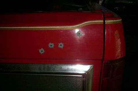 1981 Ford Bronco - bullet holes :)