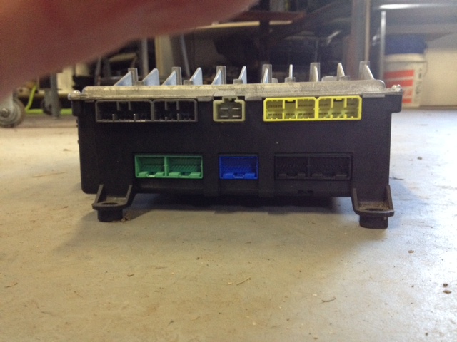 Automotive electronic control unit with multiple connectors