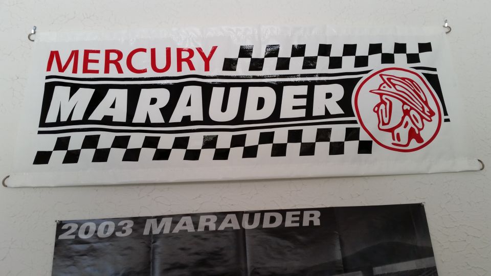 Large banner (see the Marauder poster below for comparison). 

*SOLD*