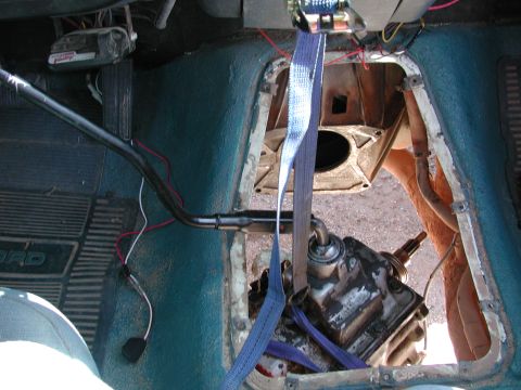 1987 Ford Bronco - ...lift it up there...