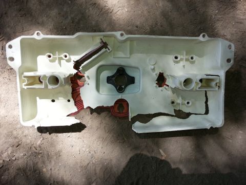 1978 Ford Bronco - Had no instrument panel lights, pulled the panel after checking fuses and found this. Dry rotted and turned to powder as I was taking it ou…
