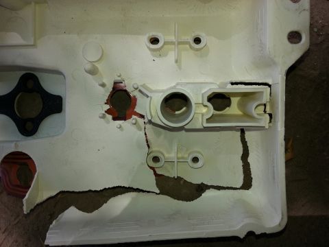1978 Ford Bronco - More of the back part of the instrument panel backing...