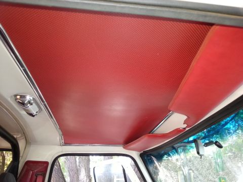 1978 Ford Bronco - Headliner in perfect condition...sunvisors, not so much. They will be getting replaced with black as well