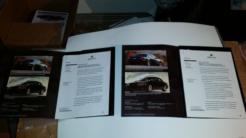 2003 Mercury Marauder - Press kits #1 & #3 side by side. *SOLD*